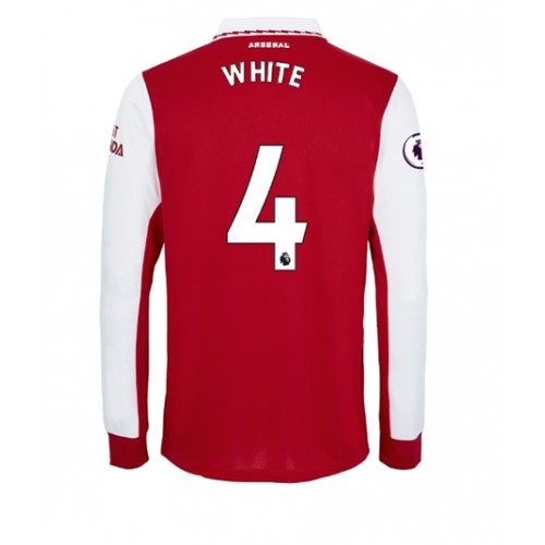 Dres Arsenal Benjamin White #4 Domaci 2022-23 Dugi Rukav